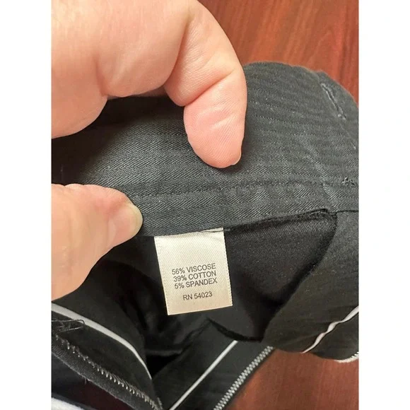 Banana Republic Womens 12 Martin Fit Black Pants Stretch Classic Business Casual - Picture 3 of 4